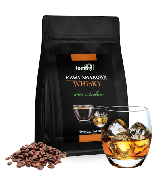 Kawa smakowa Whisky 250g ziarnista.