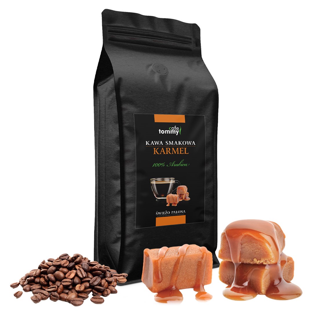 Kawa smakowa Karmel 1kg ziarnista