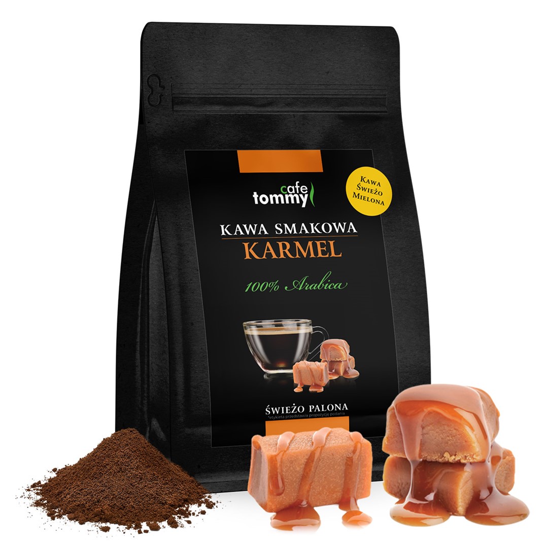Kawa smakowa Karmel 250g mielona.