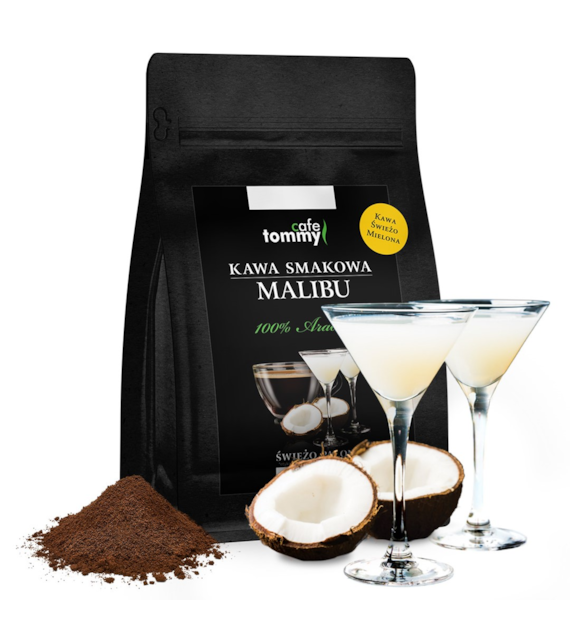 Kawa smakowa Malibu 250g mielona.