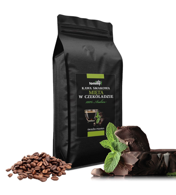 Kawa smakowa Mięta w Czekoladzie 1kg ziarnista
