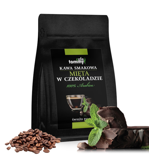 Kawa smakowa Mięta w Czekoladzie 250g ziarnista