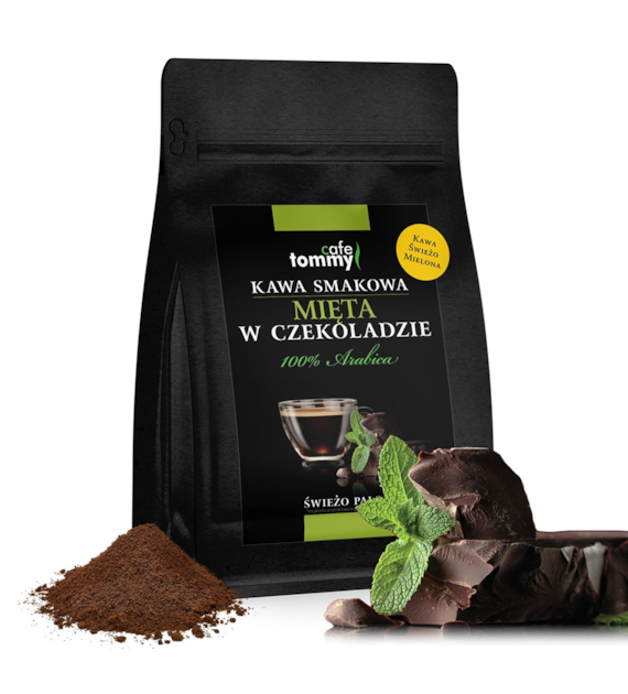 Kawa smakowa Mięta w Czekoladzie 250g mielona.