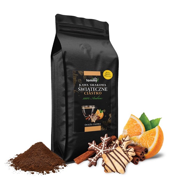 Kawa smakowa Świąteczne Ciastko 1kg mielona