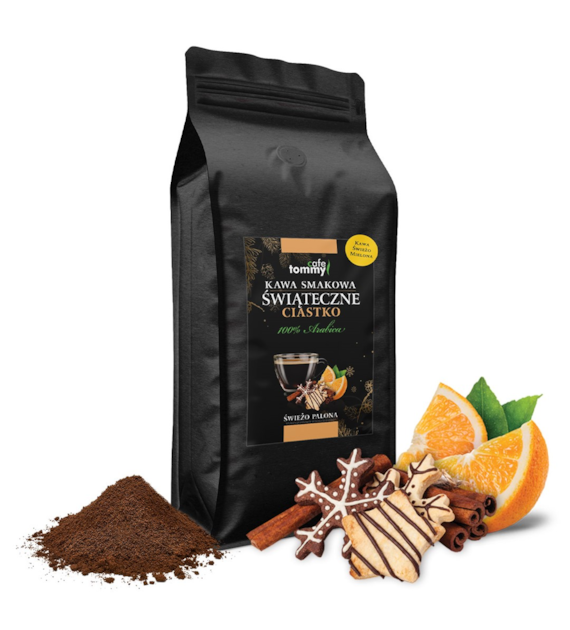Kawa smakowa ŚWIĄTECZNE CIASTKO 1kg mielona