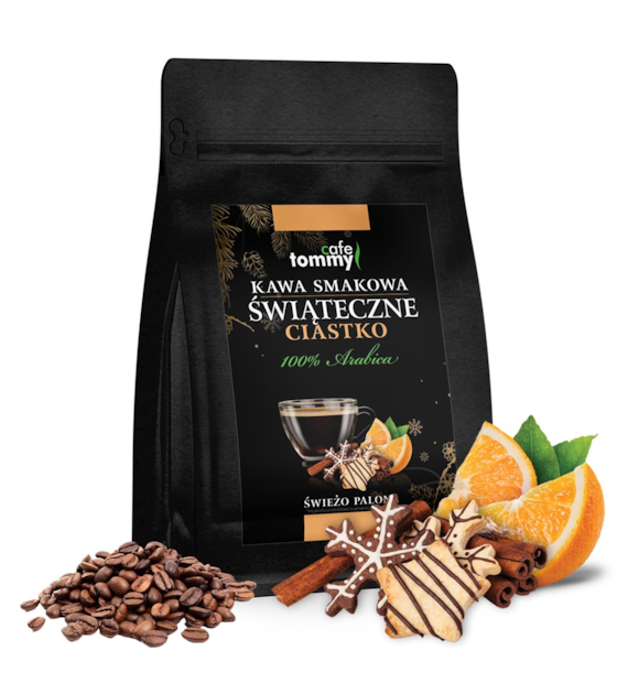 Kawa smakowa ŚWIĄTECZNE CIASTKO 250g ziarnista