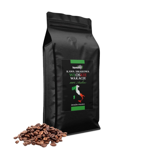 Kawa smakowa Włoskie Wakacje 1kg ziarnista
