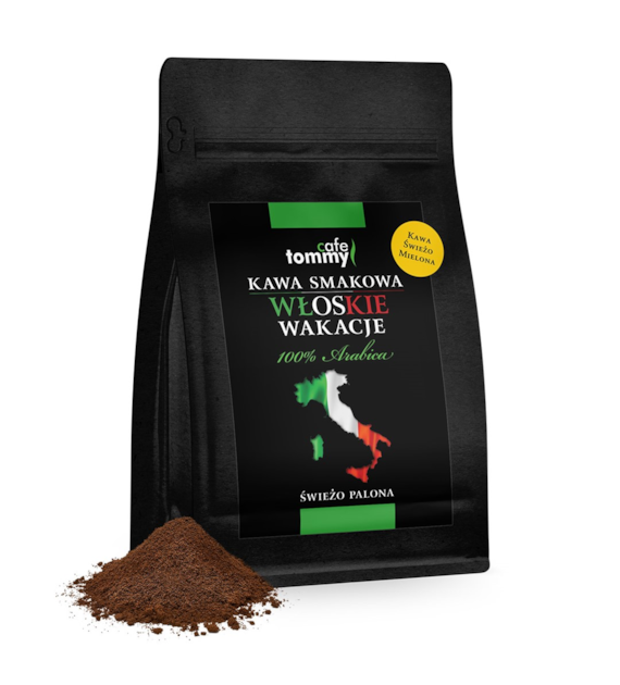 Kawa smakowa Włoskie Wakacje 250g mielona.