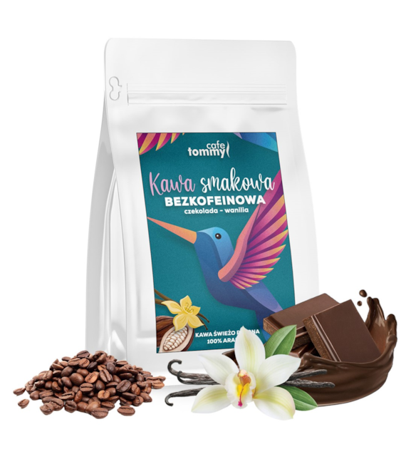 Kawa bezkof. smak. Czekolada-Wanilia 250g ziarno