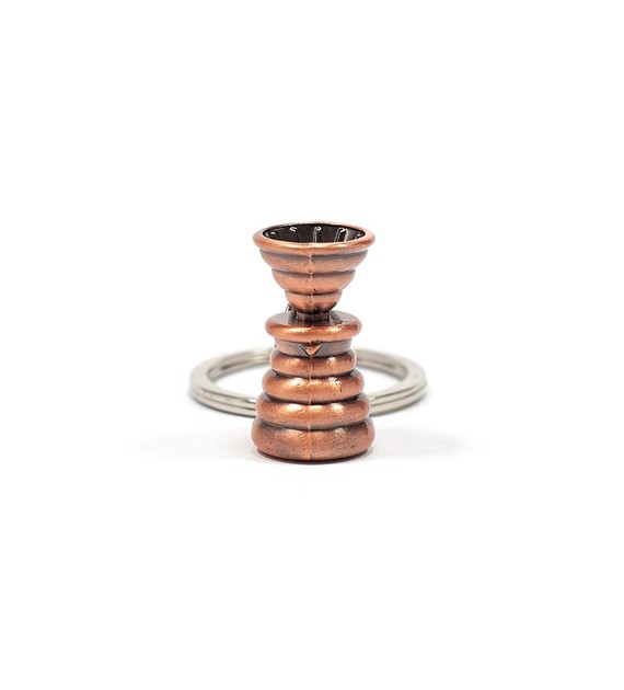 Brelok Dripper z dzbankiem- kolor rose gold