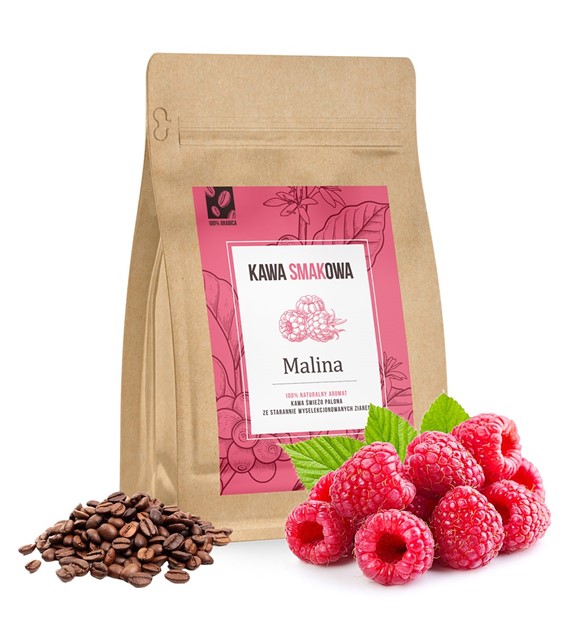 Kawa smakowa naturalna Malina 250g