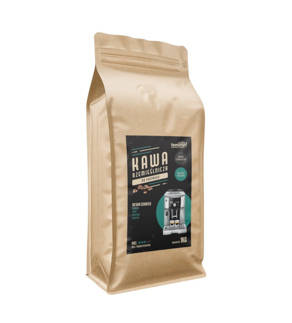 Kawa Rzemieślnicza do ekspresu 1kg kawy czarne