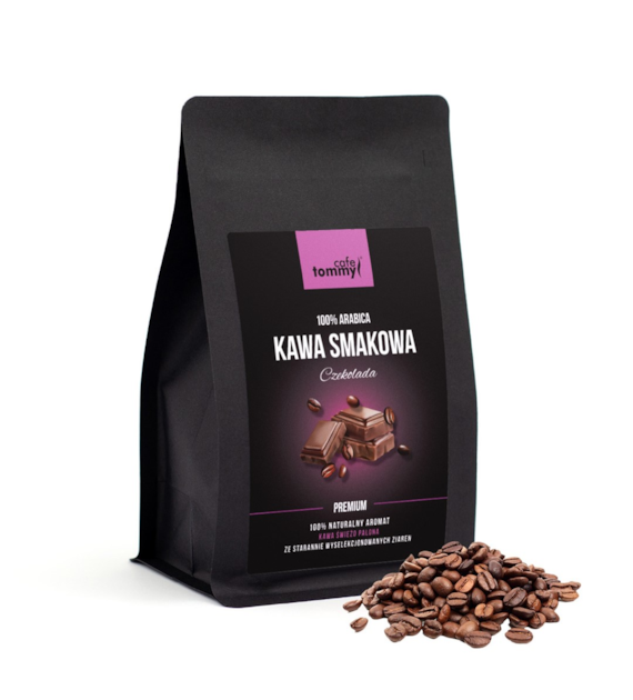 Kawa smakowa Premium Czekolada 250g ziarno