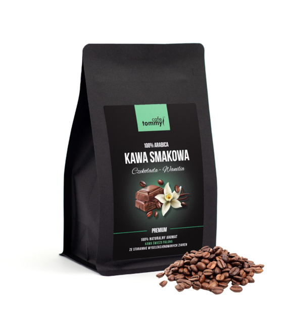 Kawa smakowa Premium Czekolada-Wanilia 250g ziarno