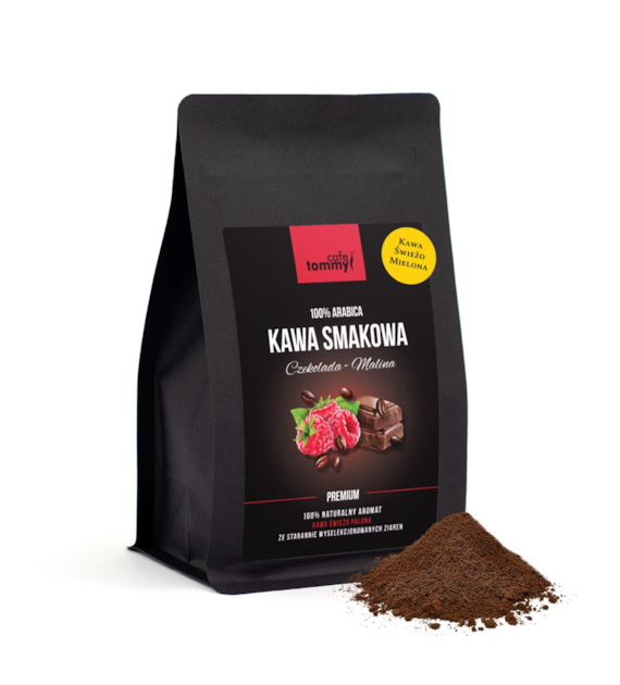 Kawa smakowa Premium Czekolada-Malina 250g mielona
