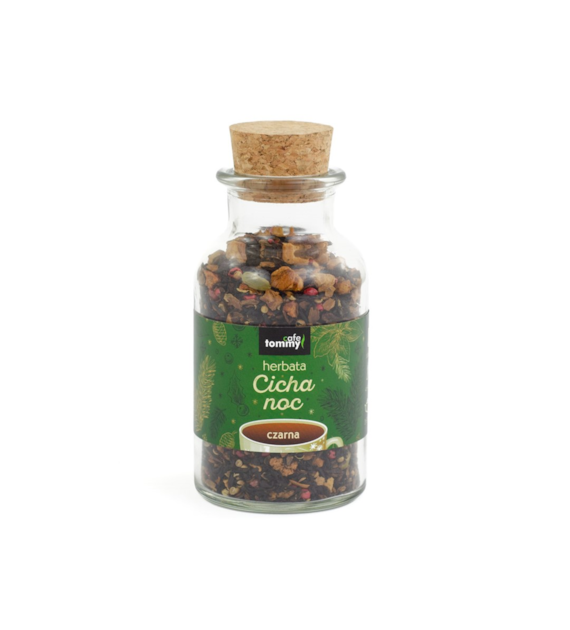 Herbata czarna smakowa CICHA NOC 100g w butelce