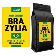 Kawa Brazylia Crema 100% Arabica ciemno palona 1kg