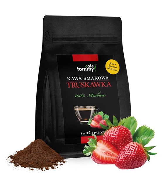 Kawa smakowa truskawka 250g mielona -nowość