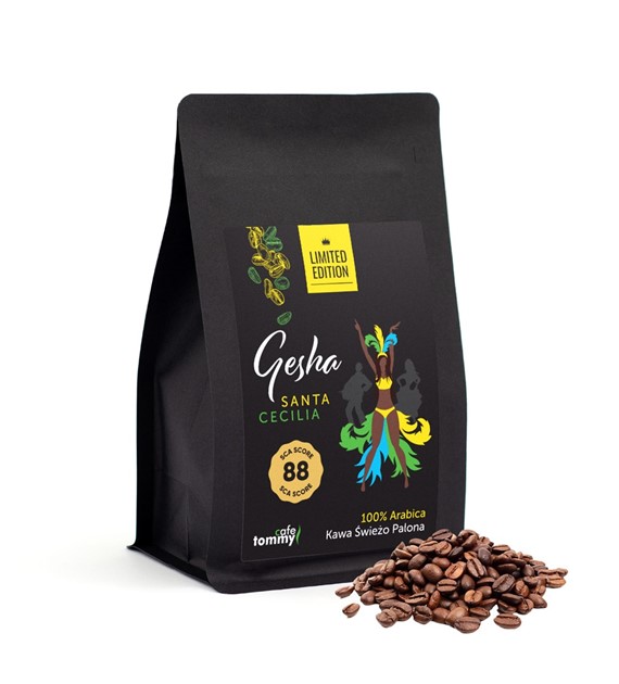 Gesha Santa Cecilia ziarnista 250 g