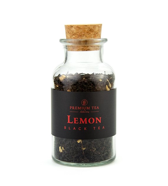 Herbata czarna LEMON 80g w butelce