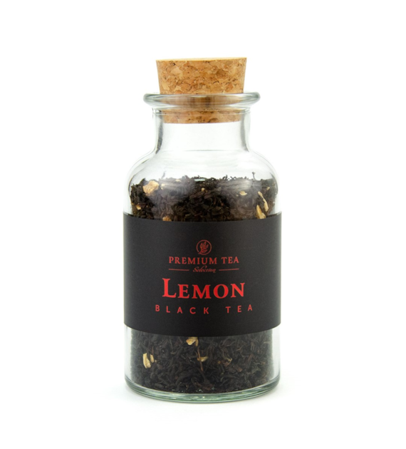 Herbata czarna LEMON 80g w butelce