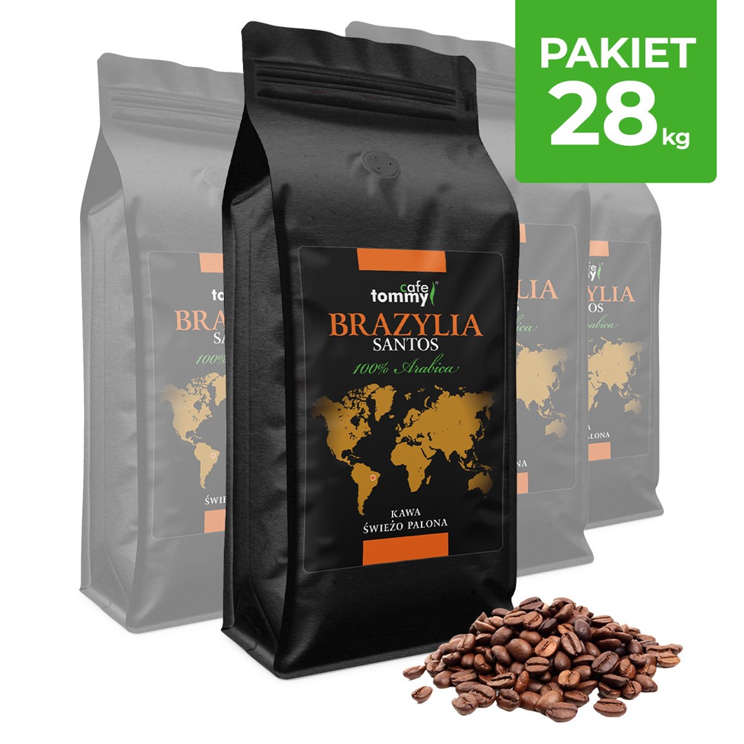 Kawa Brazylia Santos - op. zbiorcze 28kg
