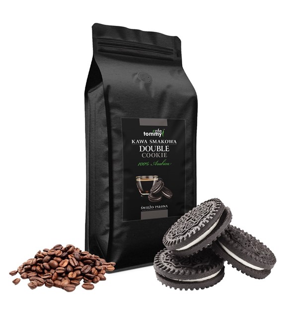 Kawa smakowa Double Cookie 1kg ziarnista