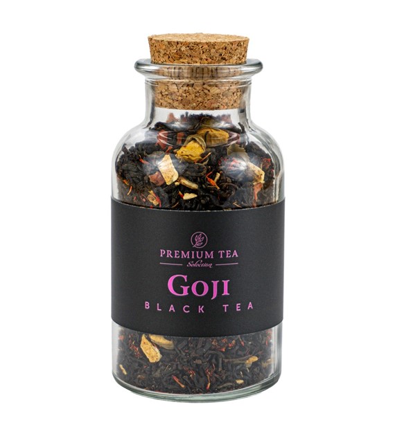 Herbata czarna Goji 100g w butelce