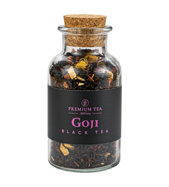 Herbata czarna Goji 100g w butelce