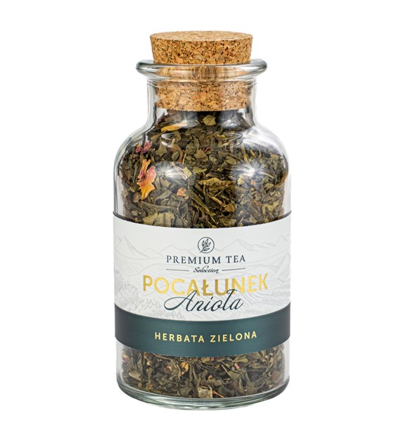 Herbata zielona Pocałunek Anioła 80g w butelce