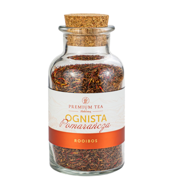 Rooibos Ognista Pomarańcza 80g w butelce