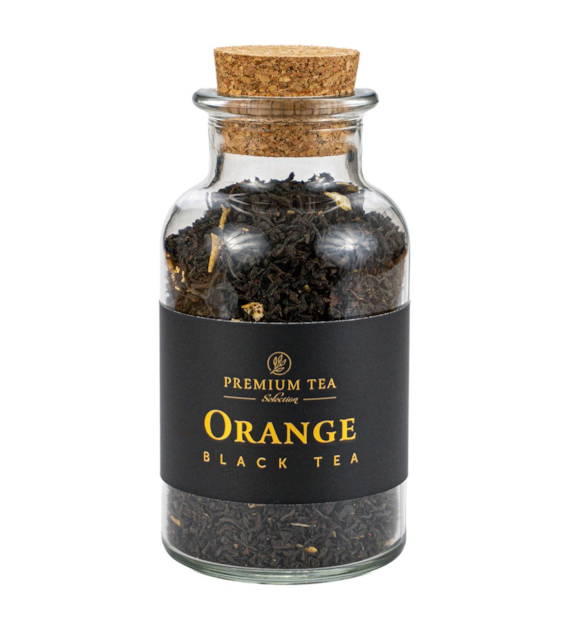 Herbata czarna Orange 80g w butelce