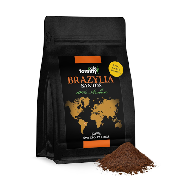 Kawa Brazylia Santos 250g mielona