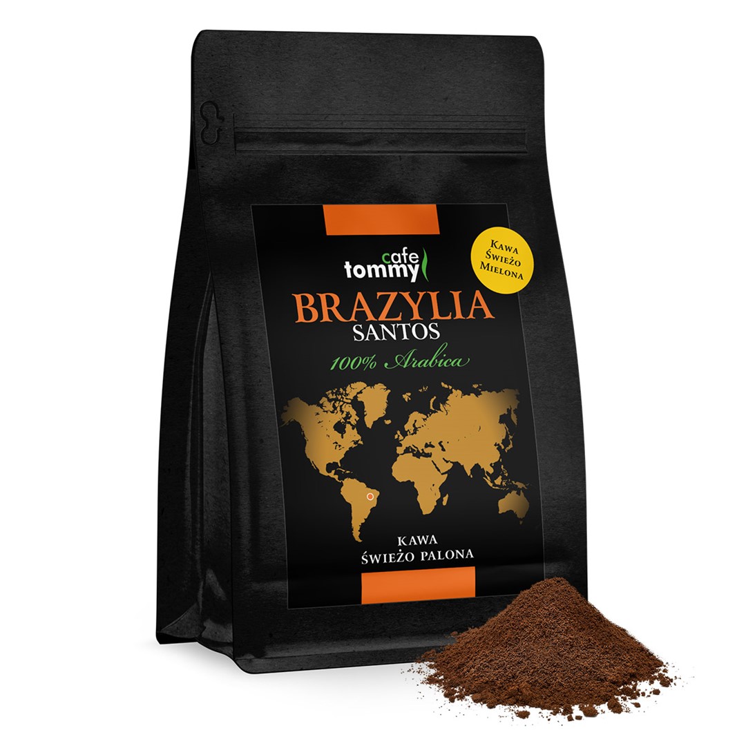 Kawa Brazylia Santos 250g mielona