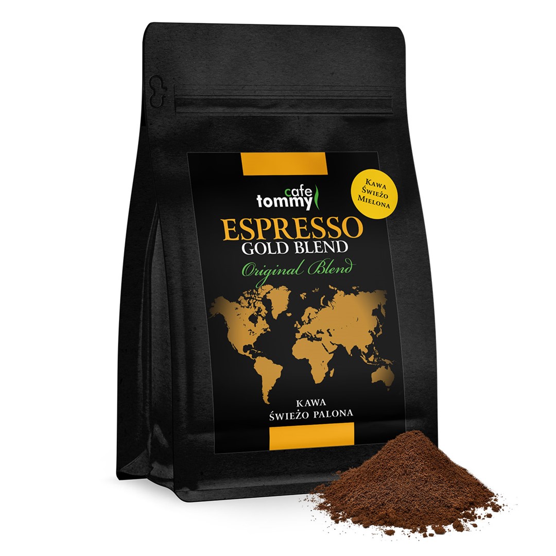Kawa Espresso Gold Blend 250g mielona.