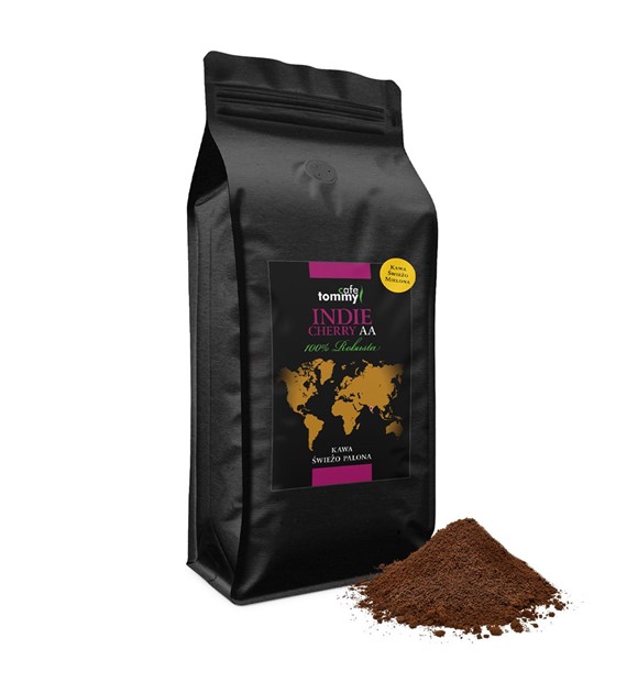 Kawa India Cherry AA Robusta 1kg mielona