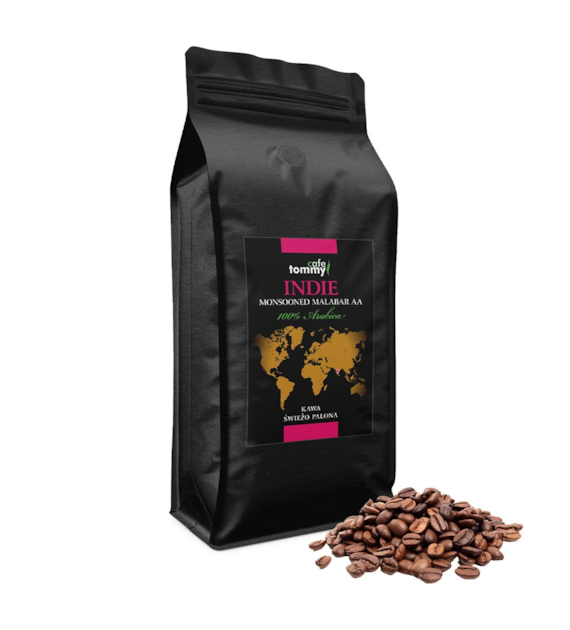 Kawa Indie Monsooned Malabar AA 1kg ziarnista