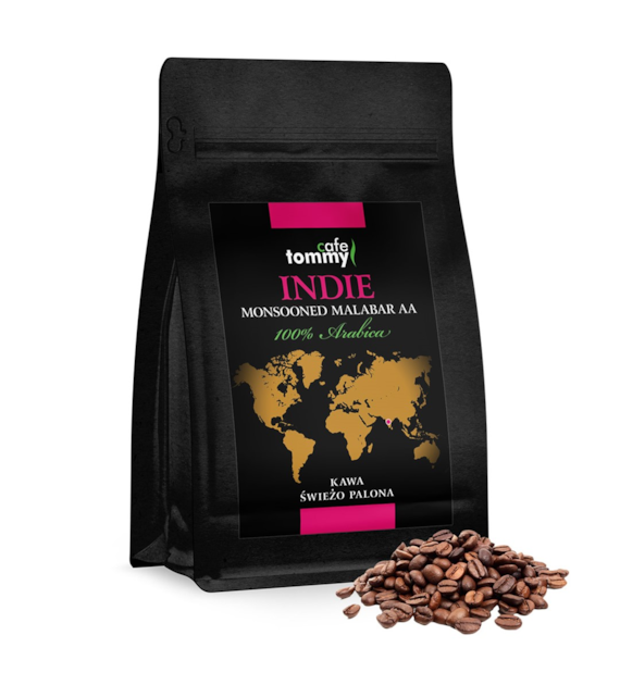 Kawa Indie Monsooned Malabar AA 250g ziarnista