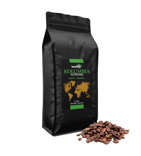 Kawa Kolumbia Supremo 1kg ziarnista