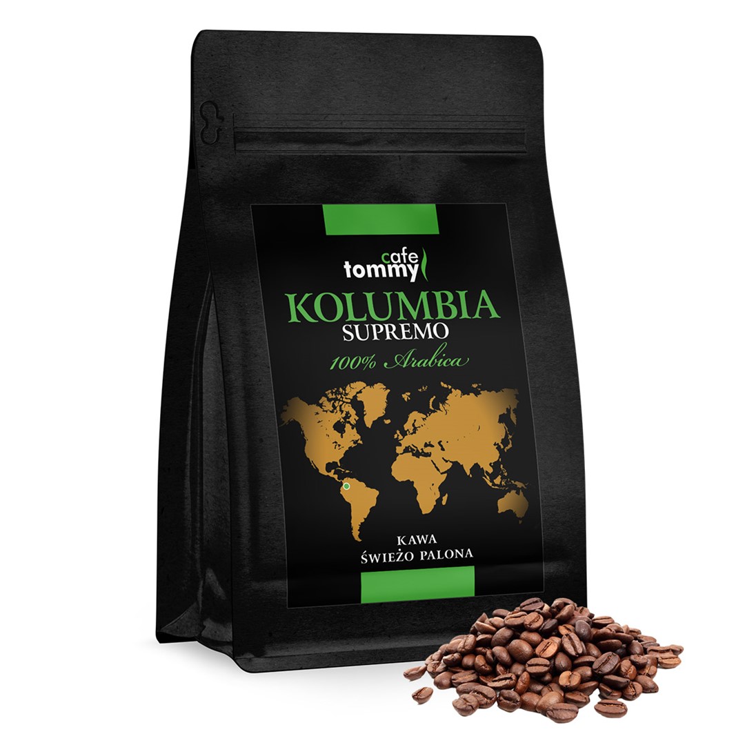 Kawa Kolumbia Supremo 250g ziarnista