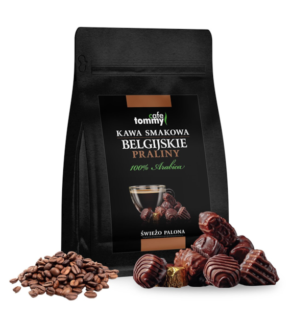 Kawa smakowa Belgijskie Praliny 250g ziarnista