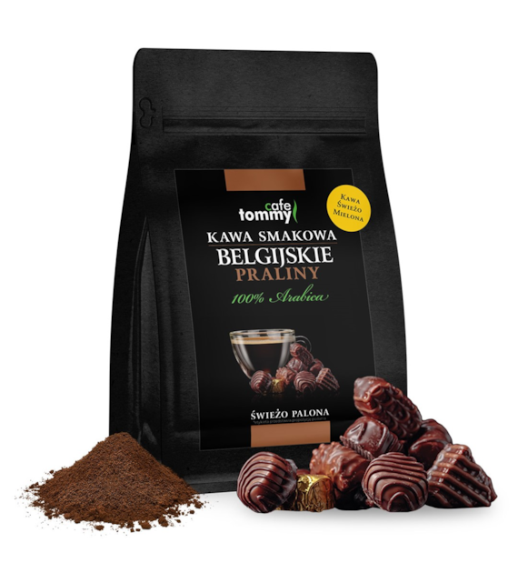 Kawa smakowa Belgijskie Praliny 250g mielona