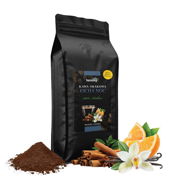 Kawa smakowa CICHA NOC 1kg mielona