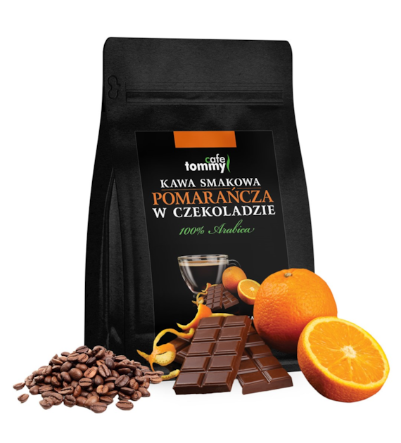 Kawa smakowa Czekolada - Pomarańcza 250g ziarnista