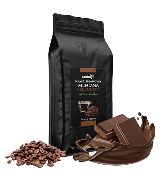 Kawa smakowa Czekolada Mleczna 1kg ziarnista